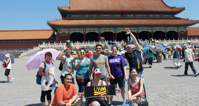 UWM Study Abroad Students in China