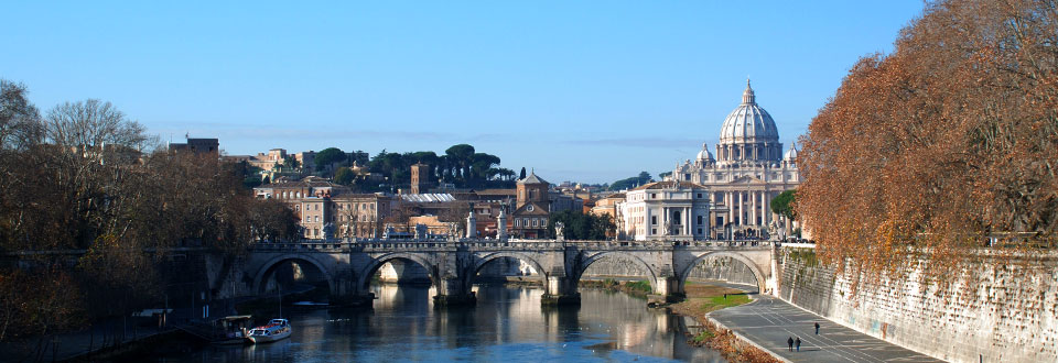 Ponte Sant'Angelo and St. Peter's Basilica