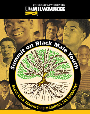 Summit on Black Male Youth graphic.
