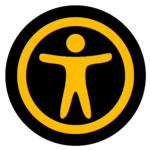 International Symbol of Access, used to indicate areas, facilities, and programs that are accessible to individuals with disabilities