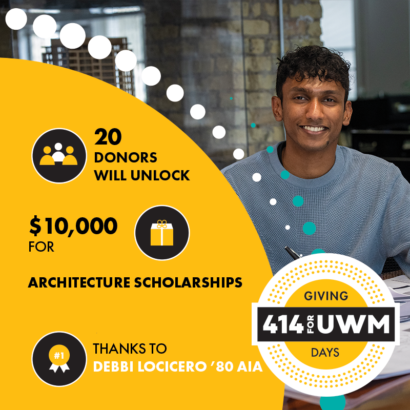 Architecture Scholarship Challenge 414 for UWM Challenge Graphic