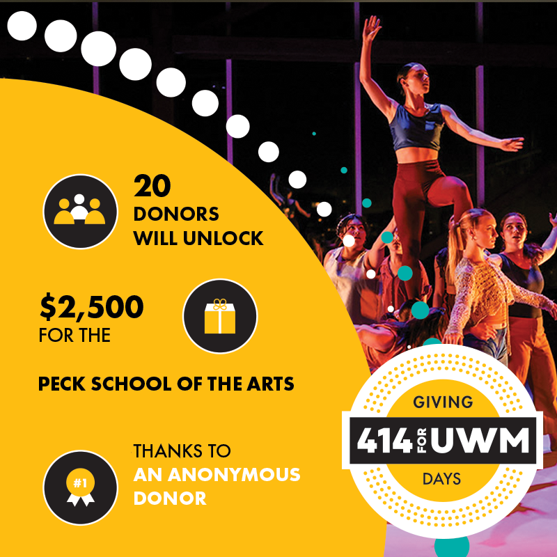 414 Giving Day Challenge Graphic for the Arts Excellence Fund