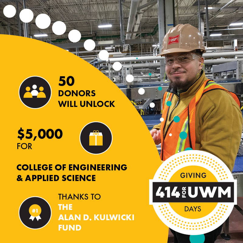 College of Engineering and Applied Science Challenge 414 for UWM Graphic