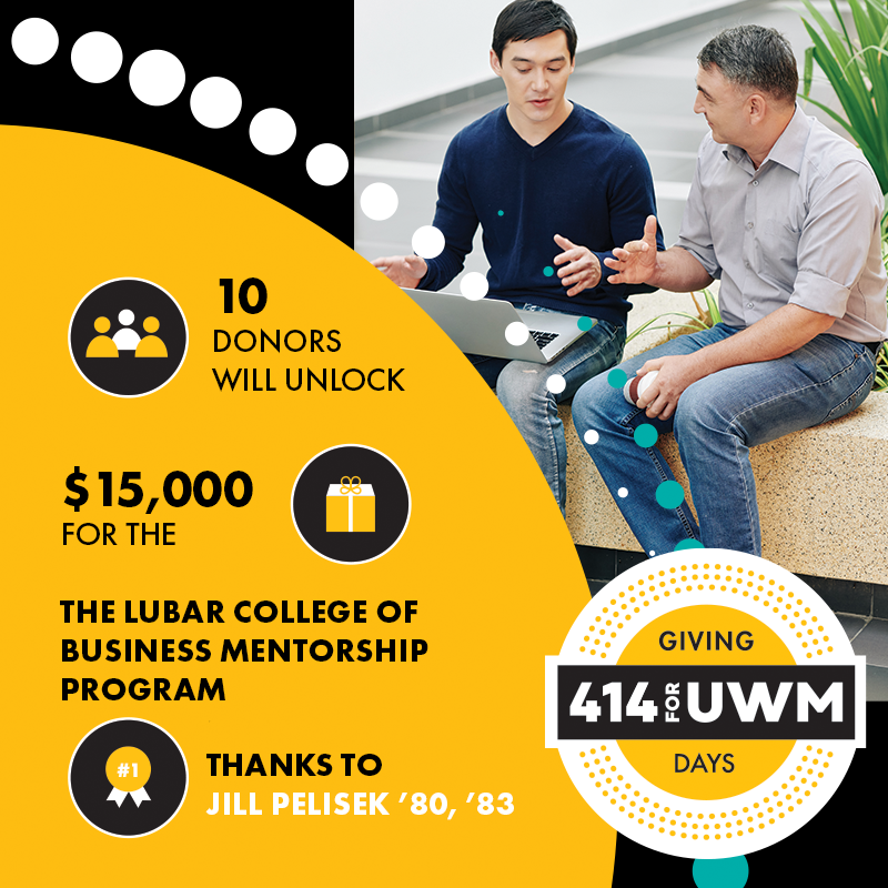 Lubar College of Business Mentorship Program Challenge graphic