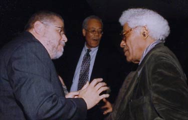 Bellegarde-Smith with West Indian novelist George Lamming