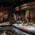 display of ancient cultures in museum