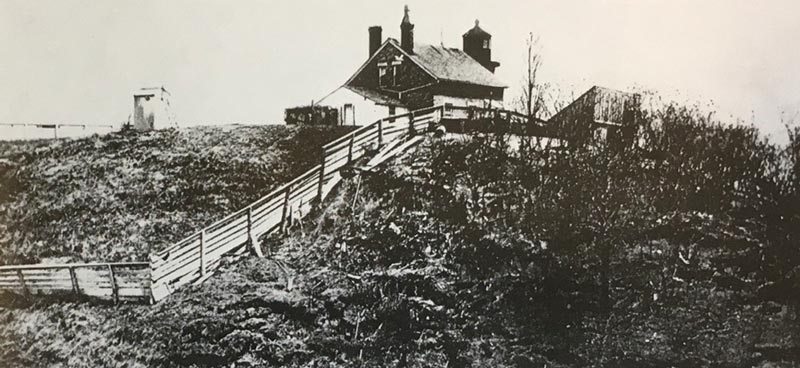 lighthouse vintage photo