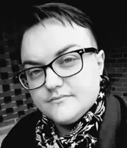 Black and white headshot of Sam Tennis.