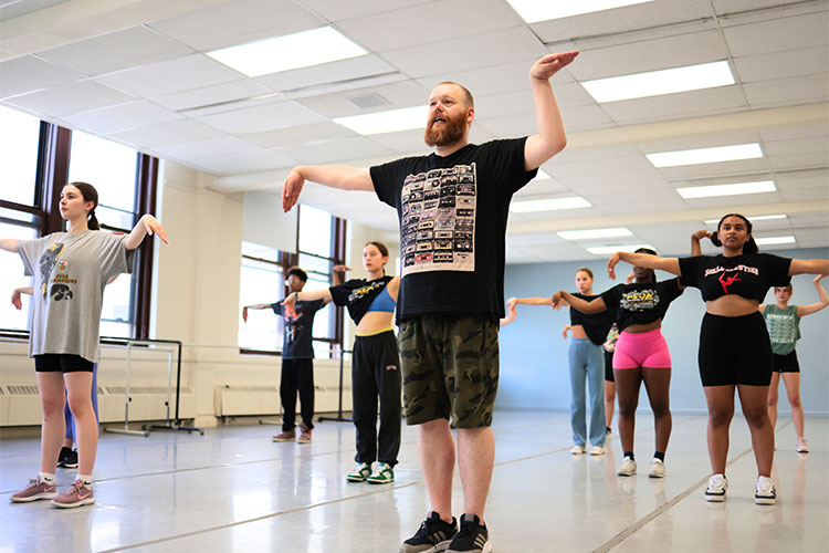 Lecturer and alum Rich Ashworth reflects on choreographing piece for Springdances