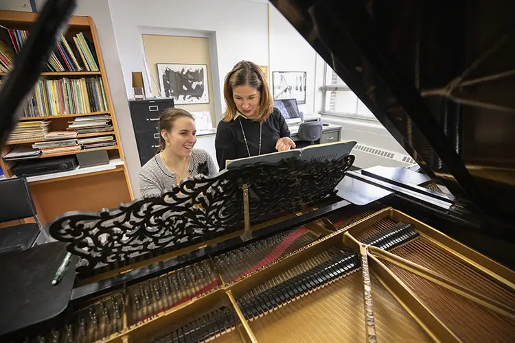 UWM Music Studios Piano