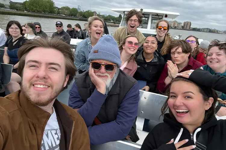Students travel abroad to immerse themselves in British life and theater