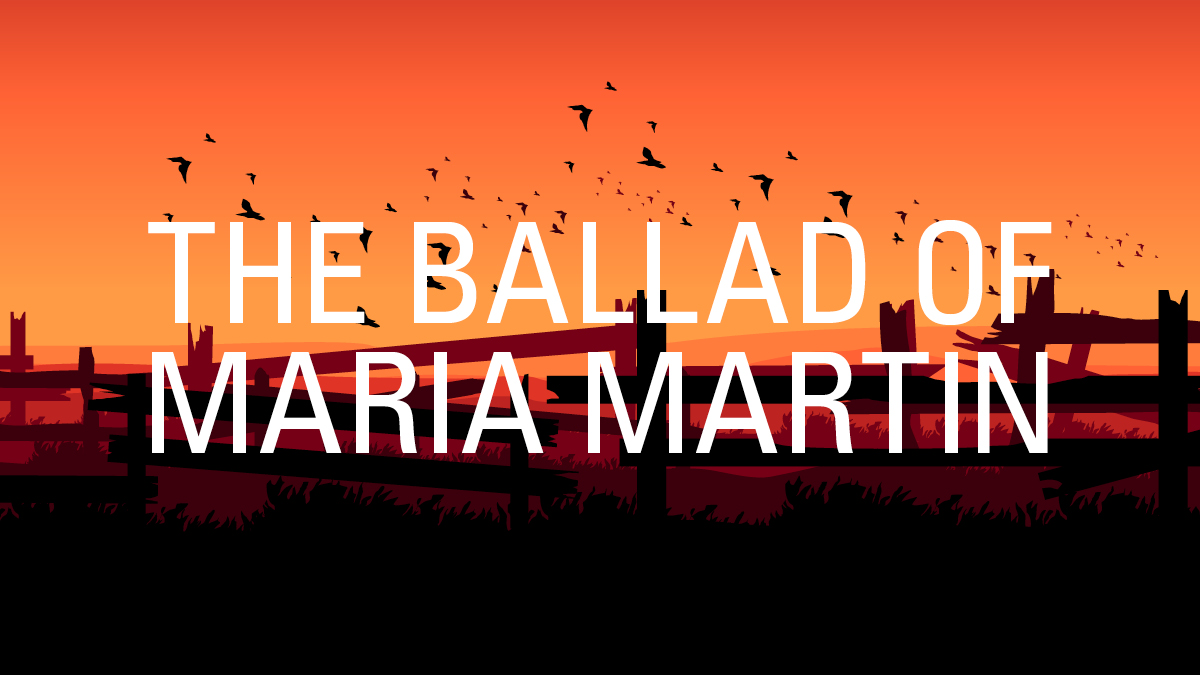 UWM Theatre: The Ballad of Maria Martin Promo Image