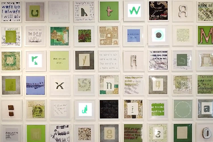 Artwork on view in the exhibition