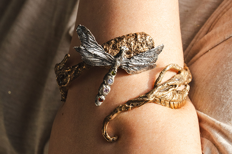 Sam Reimer's bracelet modeled