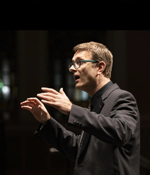 Zack Durlam conducting.
