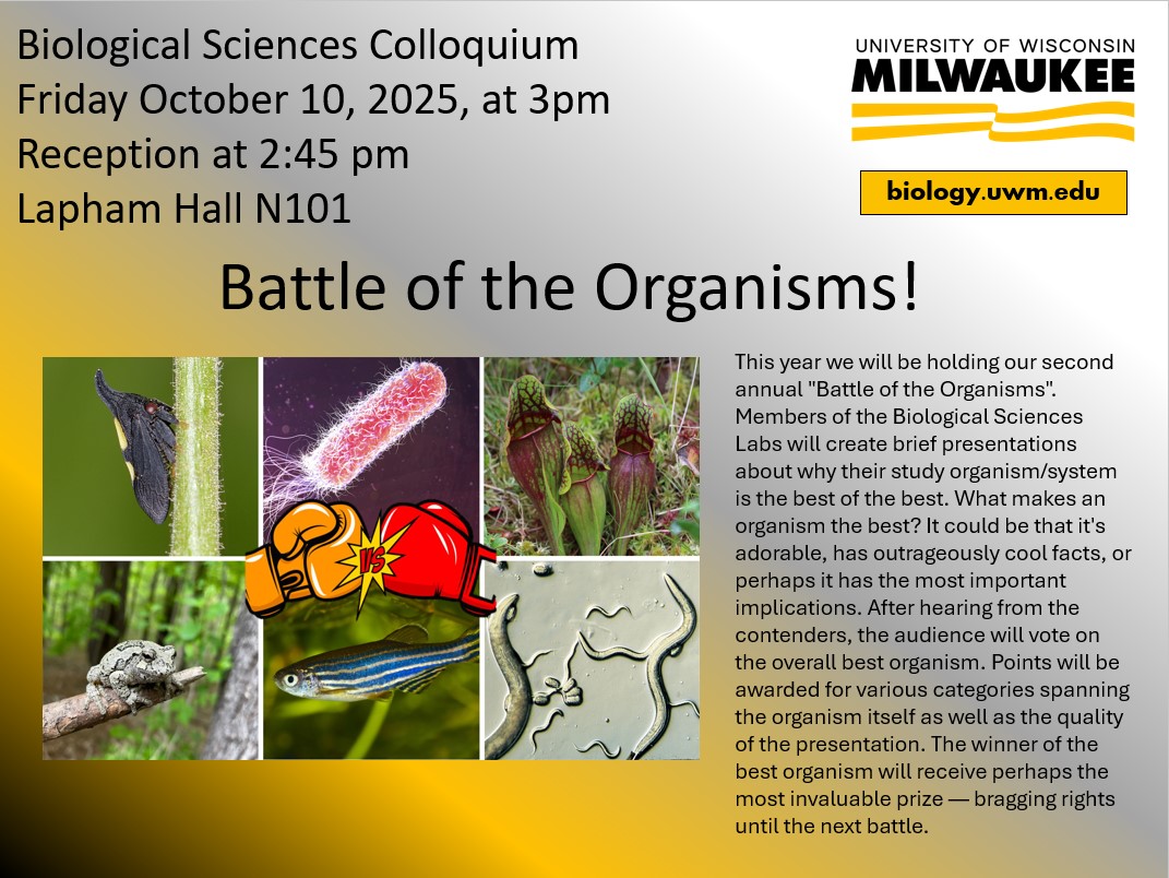 Battle of the Organisms Flyer