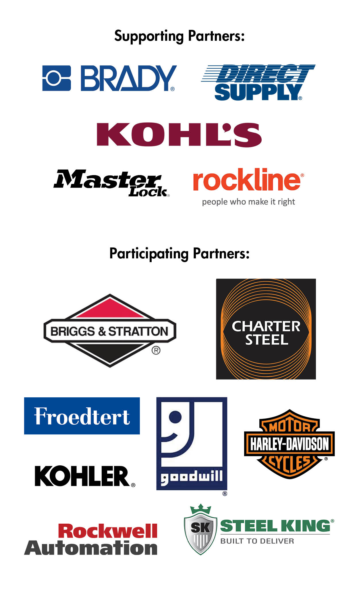 Supply Chain Management Institute Partner logos