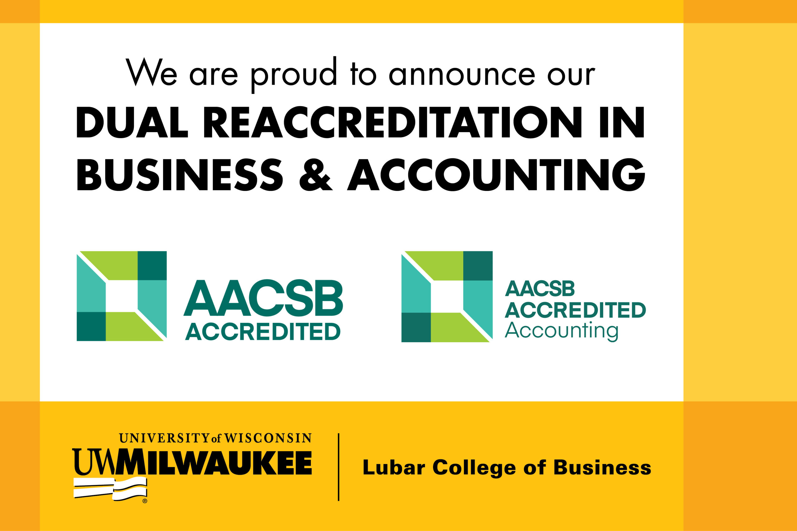 AACSB Extends Lubar College of Business Accreditation