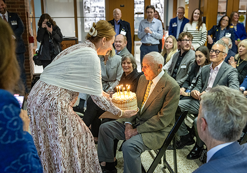 Shel Lubar with Joan Nesbit