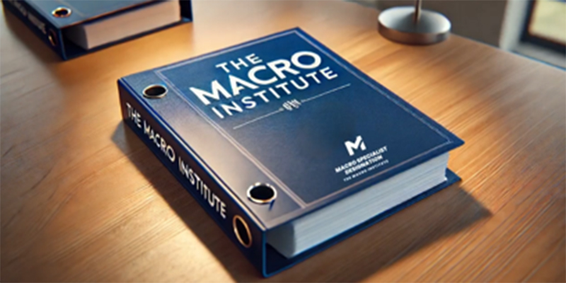 The Macro Institute binder