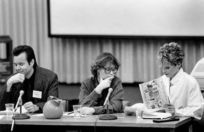 Calvin Thomas, Robin Pickering-Iazzi, and Patricia Mellencamp