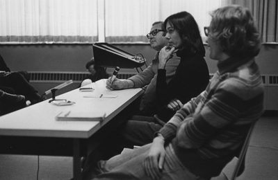 Gerald O'Grady, Yvonne Rainer, Tony Conrad on the Experimental Cine-Video Panel