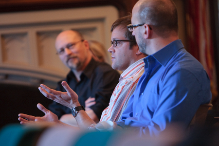 Joe Austin, Richard Langston and Robert Self participate in the final discussion