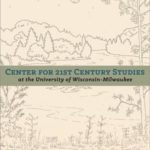 Image of 2015-2016 C21 Annual Report cover, featuring a drawing of a wooded landscape and waterway