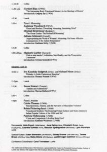 Discourses of the Emotions Program