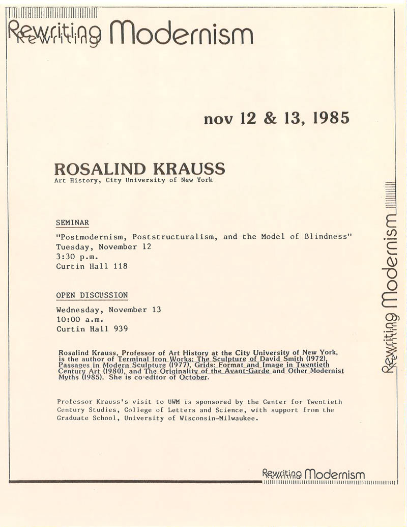 Rosalind Krauss