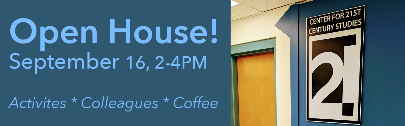 C21 Open House, September 16, 2 - 4 PM, Activities, Colleagues, Coffee