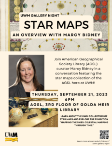 Star Maps Poster at the Geographical Society Library