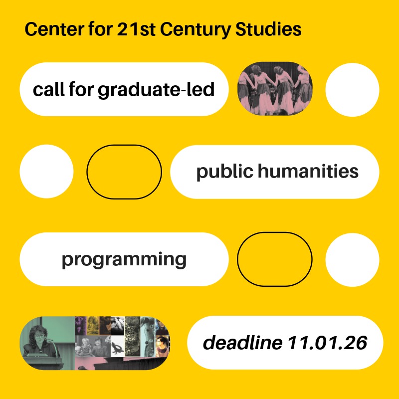 Recruitment image for the 2026-27 Call for Graduate Public Humanities Programming