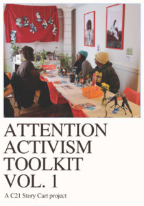 Image of the cover of the Attention Activism Toolkit Volume 1 zine