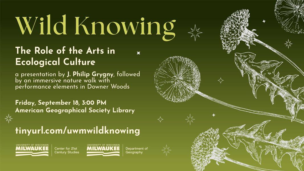Promotional image for Wild Knowing