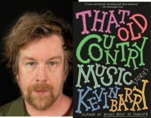 Kevin Barry headshot and book cover