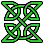 green celtic knot