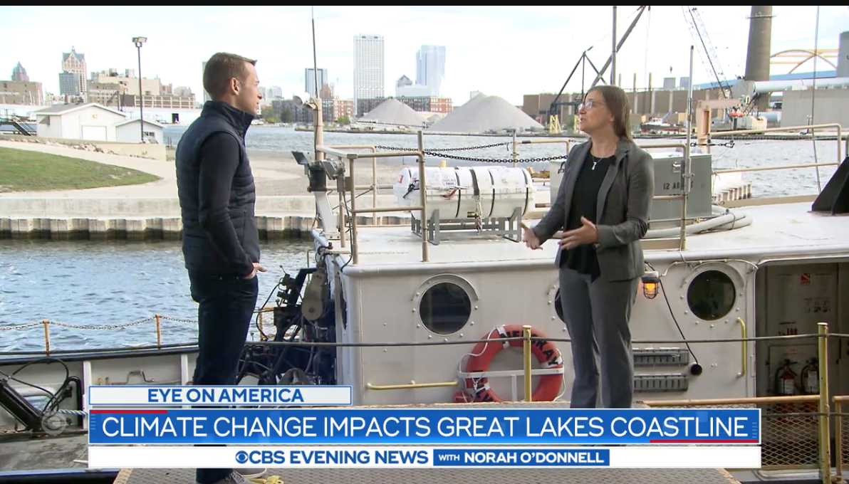 Scanlan Talks Climate Change on CBS Nightly News