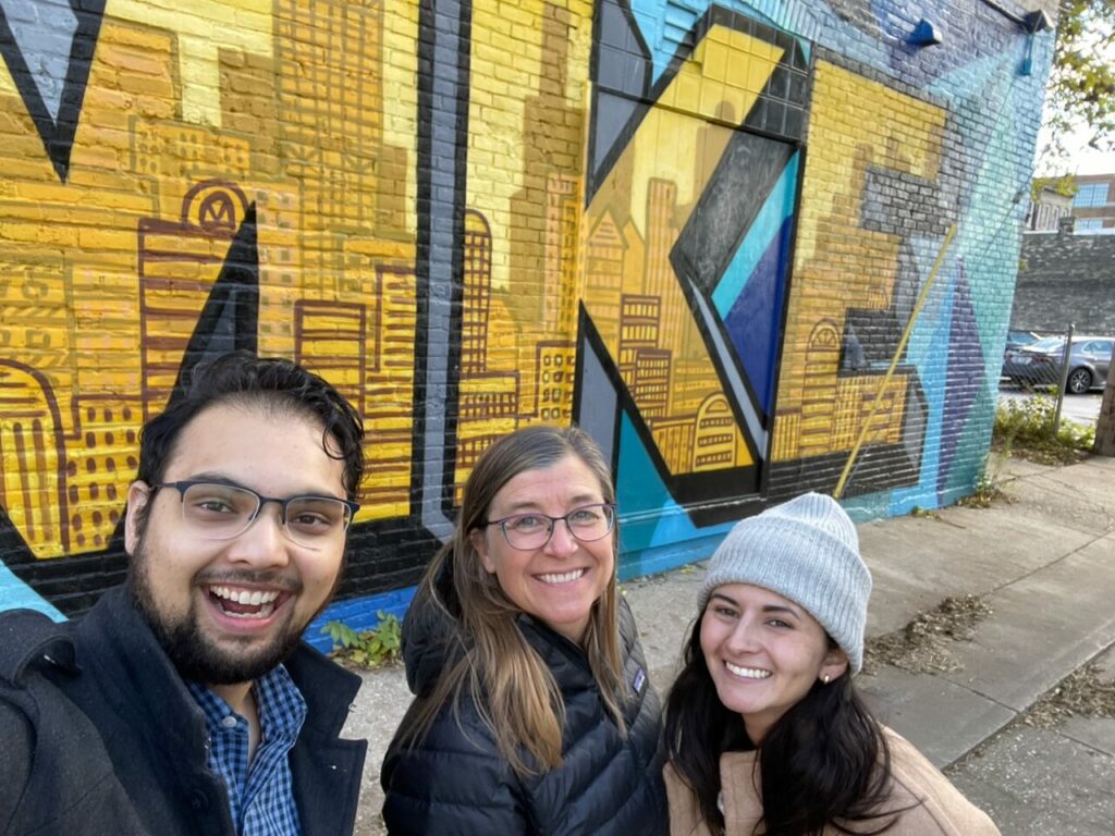 Water policy students with their instructor