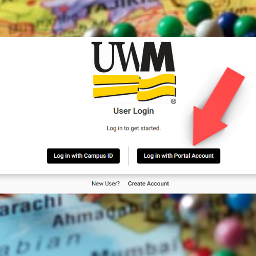 Screenshot of UWM International Application