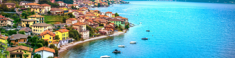 European coastal city overlooking water