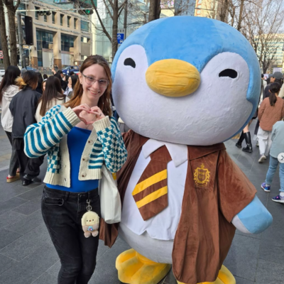 UWM student studying abroad in South Korea