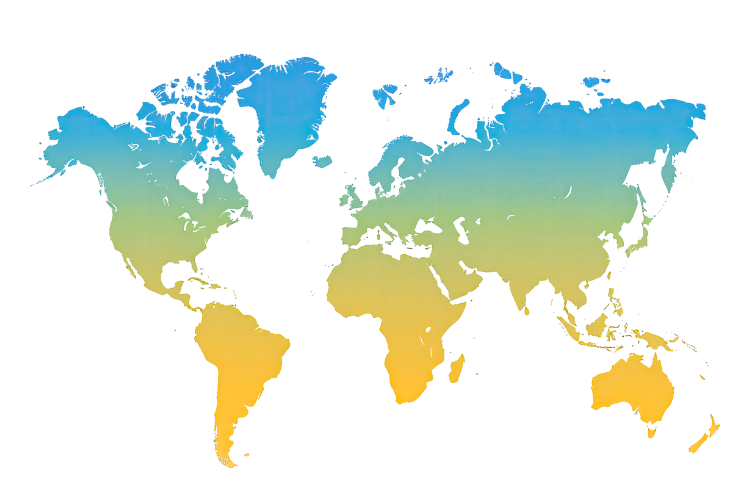 Graphic of world map - Spring 2026 International Insights