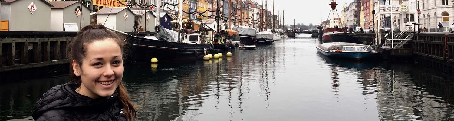 UWM study abroad student in Amsterdam