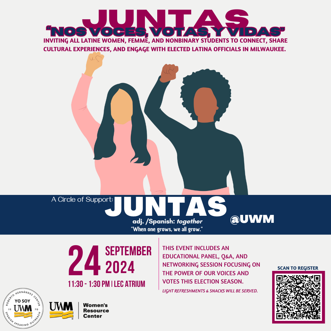 Juntas event poster