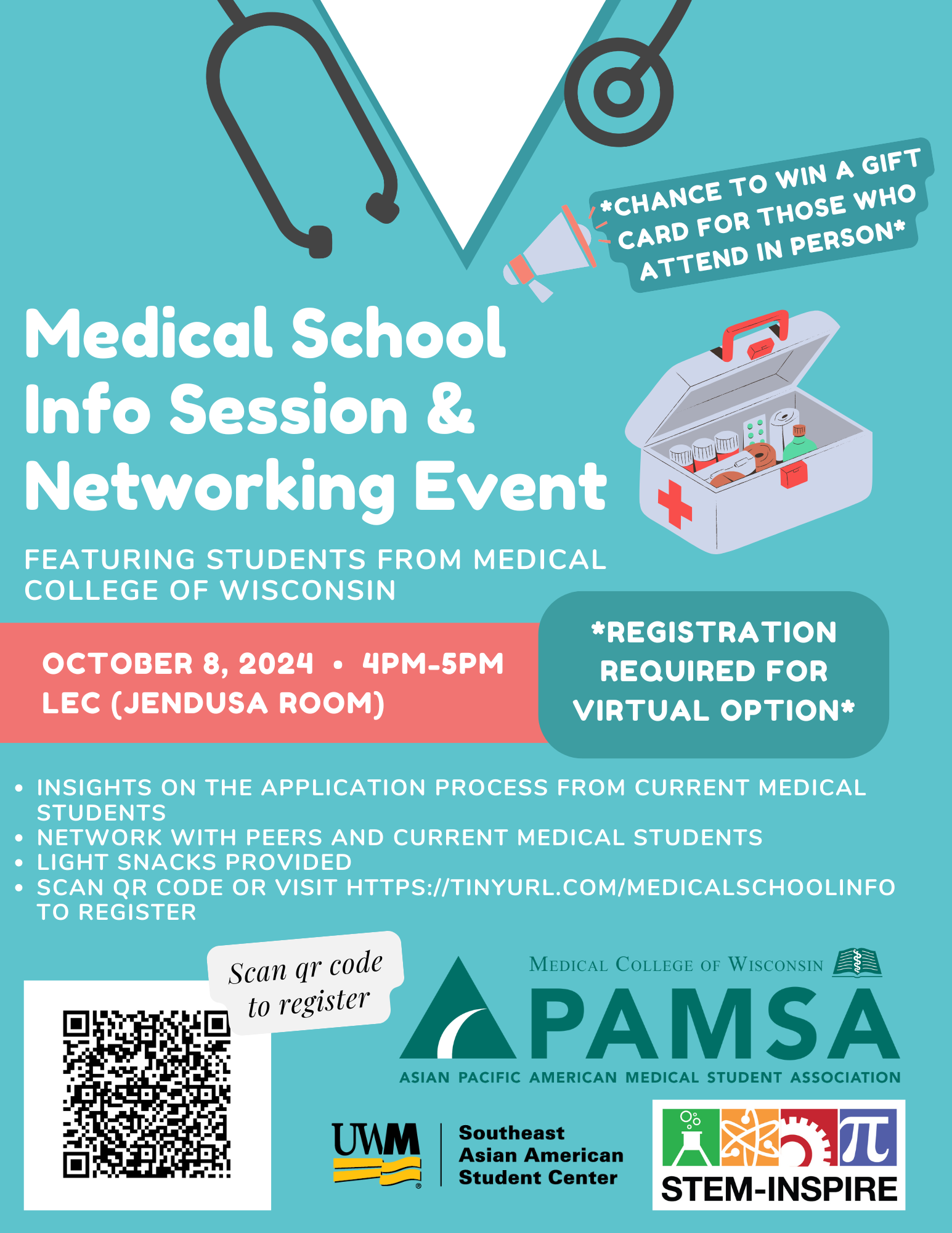 Medical School Information Session poster