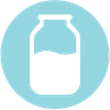Contains milk dietary symbol