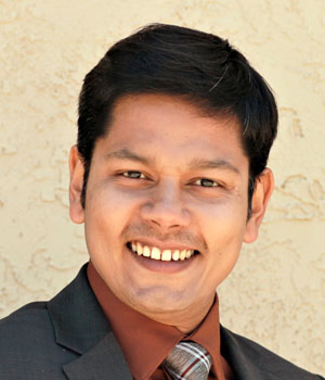 Professor Arjun Saha headshot