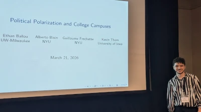 Grad student Ethan Ballou