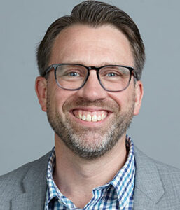 Portrait of Jeremy Page (white man), Assistant Dean of Student Services in Office of Student Services